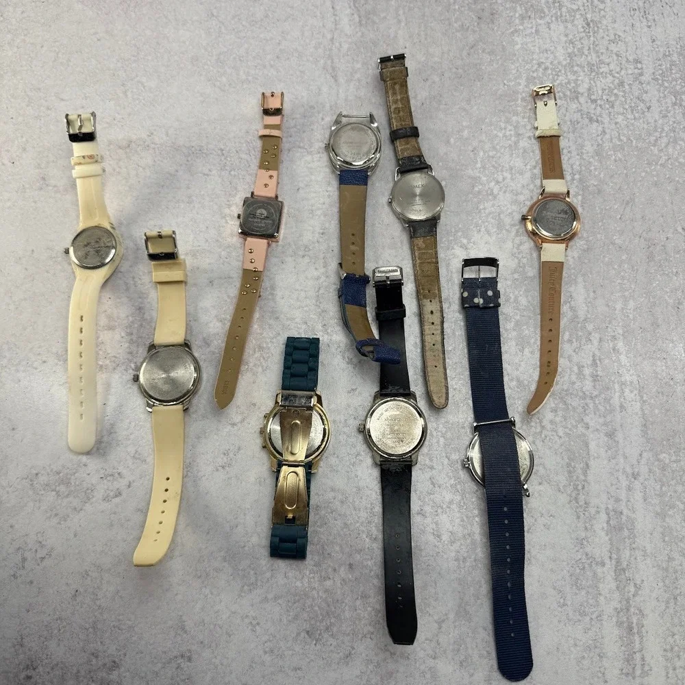 Bundle of 9 Watches Untested‎ - TimeX, Juicy Couture, Accutime, Xhilaration